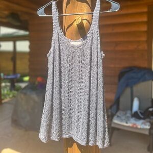 Sweater tank top